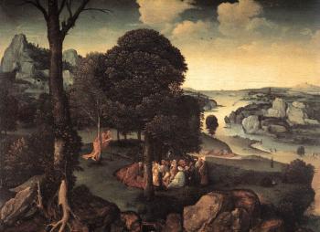 喬吉姆 帕蒂尼爾 Landscape With St John The baptist Preaching 喬吉姆 帕蒂尼爾 Landscape With St John The baptist Preaching